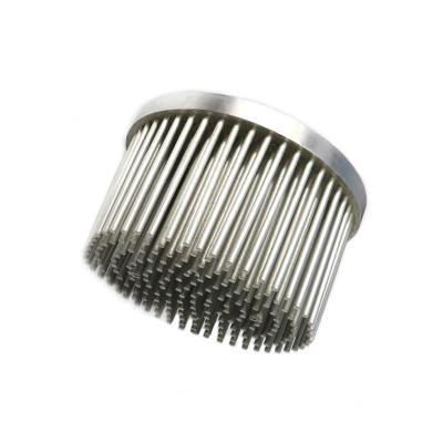 China Growing Dish Heater Supply Custom Around Pin End Cold Forging Heat Sink for sale