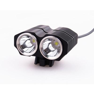 China 2XCREE XML-L2 2000Lms Bike Headlamps/Bicycle Light/Bike Lamp taking 4x18650 Batteries for sale