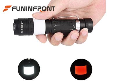 China USB Direct Charge Zoom LED Flashlight CREE XM-L T6 LED with 6 Light Modes for sale