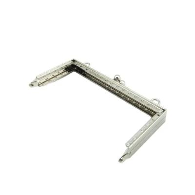 China 13.5x6.4cm Metal Nickel Kiss Lock Clips Frame for sale