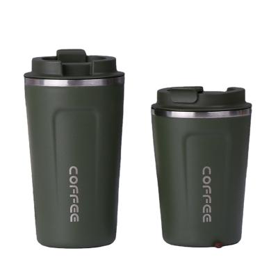 China Europe 380ml 510ml Eco-friendly Stainless Steel Travel Double Walled Coffee Mug Vacuum Insulated Reusable Coffee Mug for sale