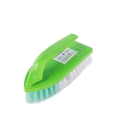 China Sustainable New Design Iron Shape Household Clothes Wash Cleaning Floor Scrub Brush for sale