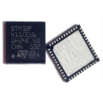 China Stm32f411 Mcu ARM Stm32 M4 RISC 512Kb 3.3V 48-Pin Ufqfpn 32-Bit Flash PE Stm 32f411ceu6 STM32F411CEU6 for sale