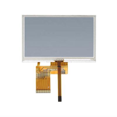 China 1024*600 480x272 full viewing angle IPS 4.3 inch lcd display resistive touch screen, tft touch screen 4.3 inch for sale