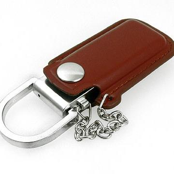 China Quakeproof / Waterproof Leather Case USB Stick Customized Logo Promotional Gifts Leather Usb Flash Customized Order for sale