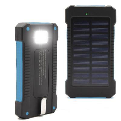 China High Camping Light Solar PowerBank , 10000mah High Capacity Portable Solar Power LED Bank for sale