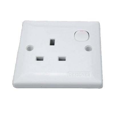 China Strong quality 13a socket wall switch uk wall switch and socket 6 2 socket wall switch thin for sale