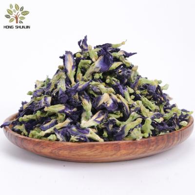 China For Bean Flavor Dried Detox Blue Herbal Butterfly Pea Flower Tea Wholesale Chinese Butterfly Tea for sale