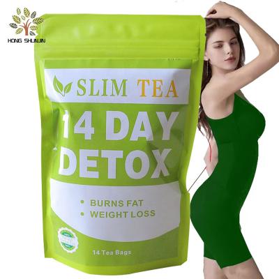 China Factory OEM/ODM Hot Selling Custom Organic Weight Loss Belly Quick Body Shaped Herbal Detox 14 Days Organic Detox Tea for sale