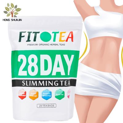 China Hot Selling Organic Weight Loss Detox Tea Fast Belly Burning 28 Day Lean Fat Natural Detox Slim Tea for sale