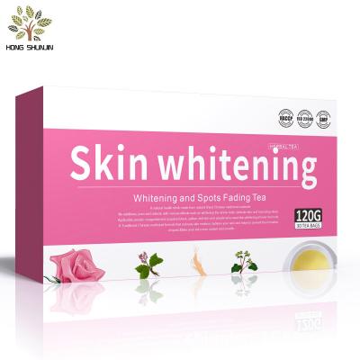 China Wholesale Organic Private Label Body Glow Relief Whiten Beauty Detox Smooth Skin Whitening Detox Tea for sale