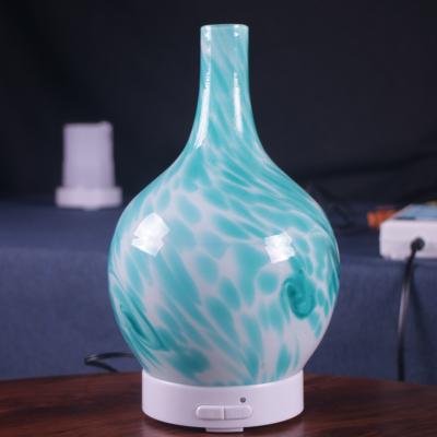 China 2019 Colored Electric Tubular liuli Air Aroma Diffuser Glass Chandelier Aromatherapy Glass Humidifier for sale