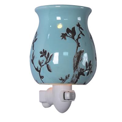 China NO HOTTER PHOENIX PERFUME LILI PORCELAIN DIRECT PLUG-IN WAX BURNER for sale