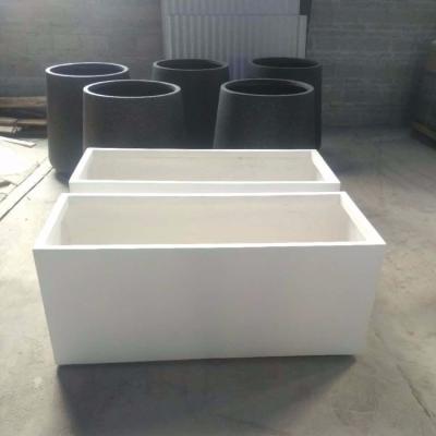 China Eco-friendly outdoor white high strength waterproof huge flower pots for sale for sale