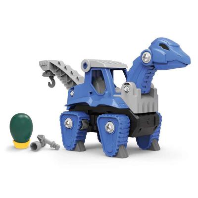 China Solid color for vehicle model simulation engineering Brachiosaurus promotion dinosaur toy animal model toy for sale