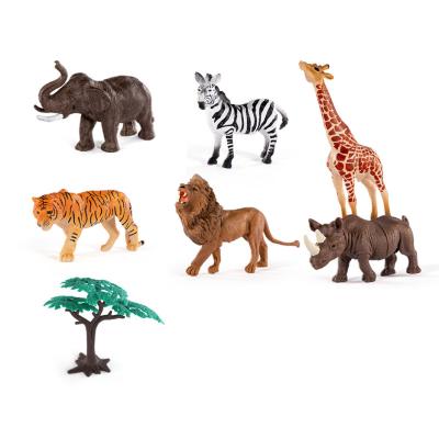 China Exquisite Printing Color Hand Promotional Good Quality Goods Using Top Selling Various Plastic Wild Animals Toys Plastic Toys for sale