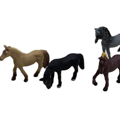 China Exquisite Printing Color Hand High Quality Durable Using Various Hot Selling Small Animals Cheap Custom Fun Plastic Toys Horse, Farm Life for sale