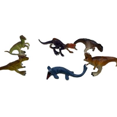 China Exquisite hand printing color guaranteed quality suitable price fun cheap hot selling custom dinosaurs set small plastic toys for sale