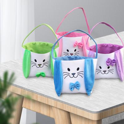 China Wholesale Easter Decor Flypeak Amazon Success 2022 Easter Decoration Products Bucket Easter Bunny Gift Bags for sale