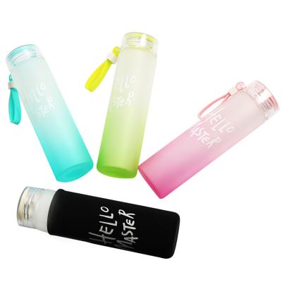 China New Flypeak 16oz borosilicate glass water bottle glass bottle viable sale best wholesale custom manufacture for sale