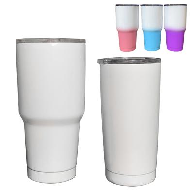 China Flypeak 20oz 30oz Disposable Stainless Steel Wall Double Hot Selling Vacuum Insulated Tumbler Blank Sublimation Tumblers for sale