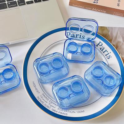 China Compact Lens Storage Contact Lens Mate Box Integrated Clear Storage Box for sale