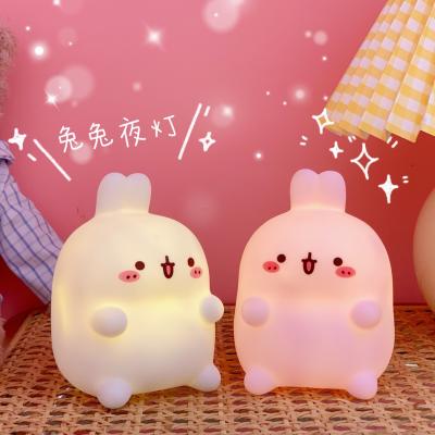 China EUROPEAN W&G Unplugged Bunny Decoration Bedroom Bedside Lamp Creative Cartoon Night Light for sale