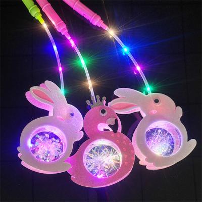 China Solar Light Cartoon Holiday String Toy Wave Ball Instant Portable Led Light Lantern for sale