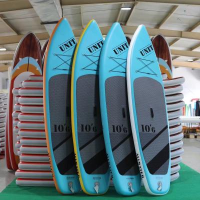 China New Non-slip Design Easy To Wear PVC Fish Tail Inflatable Surfboard Surfboards for sale