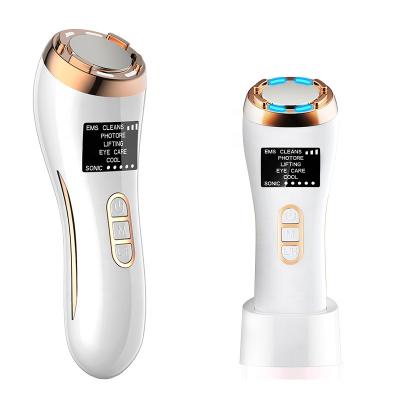 China Skin Tightening Factory Direct saleEms Wrinkle Skin Rejuvenation Beauty Anti Vibrating Facial Massager Ultrasonic Machine Home Skin Cleansing De for sale