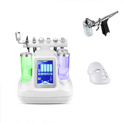 China Skin Tightening Hot Sale 7 in 1 Multifunctional Water Microdermabrasion Equipment Bubble Oxygen RF Machine RF Facial Machine for sale