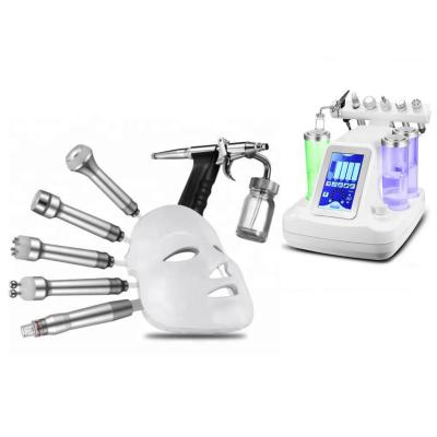 China Skin Tightening 7 in 1 Facial Skin Rejuvenation Acne Therapy Water Oxygen Machine Led Hydraulic Facial Skin Care Dermabrasion Beauty Machine for sale