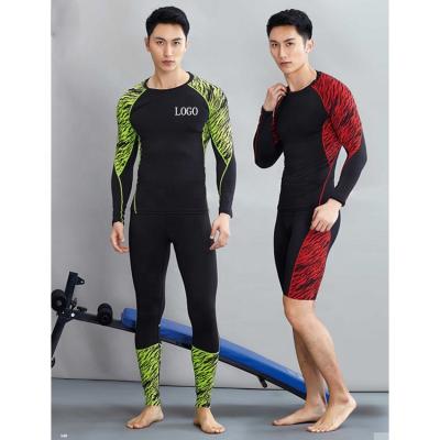 China Wholesale Tight Breathable Mens Premium Sports Wear Spandex Gym Wear Mens Fitness Clothing for sale