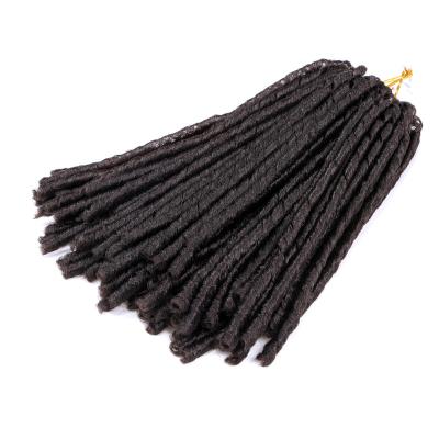 China new products synthetic hair sell like indian youth hot cake market ladies braiding hair synthetic braiding hair soft for women soft locs for sale