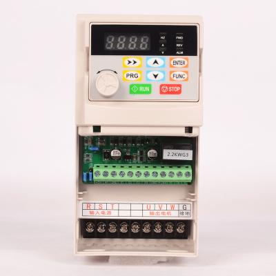 China Industrial Control CE Certificated 5.5kw 380v Din Rail Mounting VFD Frequency Inverter for sale