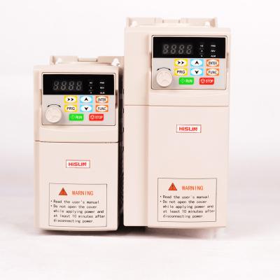 China HISUN Industry Brand 3 HP 2.2kw 380v Din Rail Mountedl Mini Type Frequency Inverter for sale