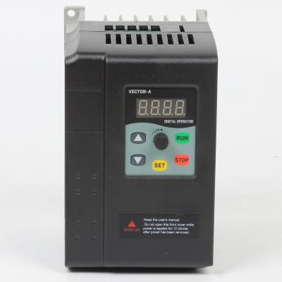 China Air Compressor Frequency Converter Single Phase AC 220v To Triple Phase AC 220v 0.4 KW VFD For Motor Speed ​​Control for sale