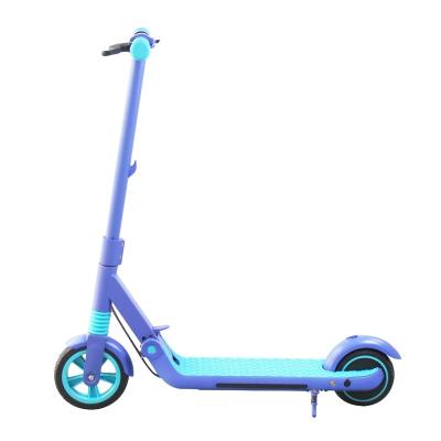 China Wholesale High Quality Steel 6 Inch LED Atmosphere Lamp Teenager 2 Wheel Foldable Electric Scooter Kids for sale