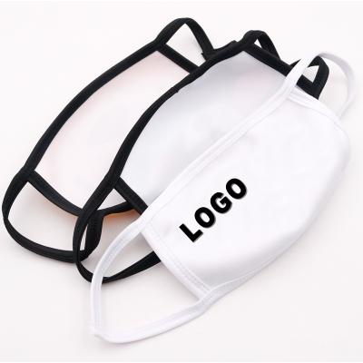 China Dust Customized Sublimation Pattern Printed Black Dustproof Cotton Maskes Fashion Designers Reusable Facemask With Customized Logo for sale