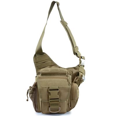 China MUSI Waterproof Outdoor Army Fans Backpack Multi Function Single Function Messenger Camera Photo Pack Shoulder Camouflage Tactical Chest Bag for sale