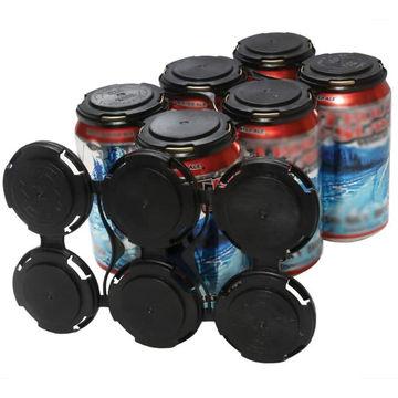 China Six (6) Repurposed Recycled Plastic Biodegradable Pack Beer Can Holder Carriers Rings For Beer Pack for sale