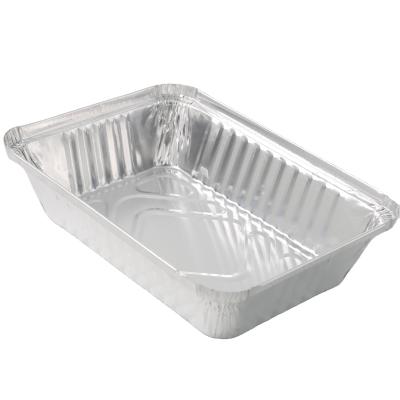 China Food grade aluminum foil container shape sizes iffferent food aluminum foil containers for sale