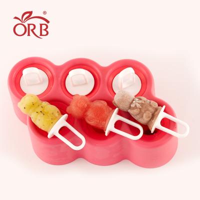 China Sustainable Animal Shaped Reusable Small Ice Cube Ice Cream Mold for sale