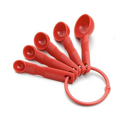 China Free Sample Food Grade Multi-size Home Sustainable Plastic Kitchen Powder Mini Scoop Measuring Spoon for sale