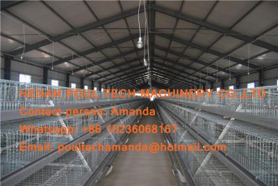 China Poultry Farming Automatic Broiler Chicken Cage with Automatic Feeding & Drinking System for sale