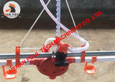 China Haiti Poultry Farming Broiler Deep Litter System & Plastic Slat Floor Raise System with Feed Pan & Nipple Drinker Lines for sale