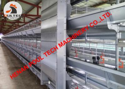 China Barbados Layer Poultry Farming Hot Galvanized Cage H Frame Battery Chicken Coop & Broiler Cage with Feeding Machine for sale