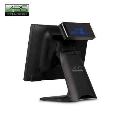 China SDK 15 Inch Touch POS System Mahine Dual Touch Screen POS All In One POS System for sale