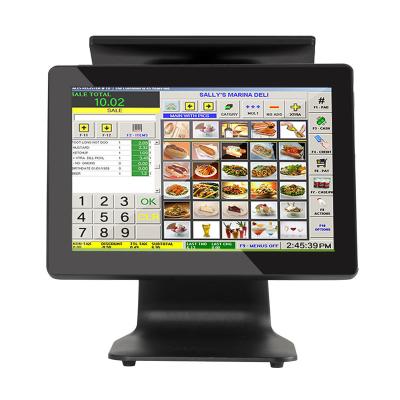 China Desktop SDK Dual-Screen Cash Register with Small POS Financial System for Windows10 POS System for sale