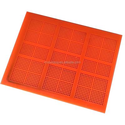 China Chinese Factory Custom Polyurethane Screen Casting Mesh Lining Board Sieve Plate For Vibrating Screen for sale